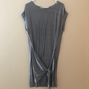 Grey knee length dress